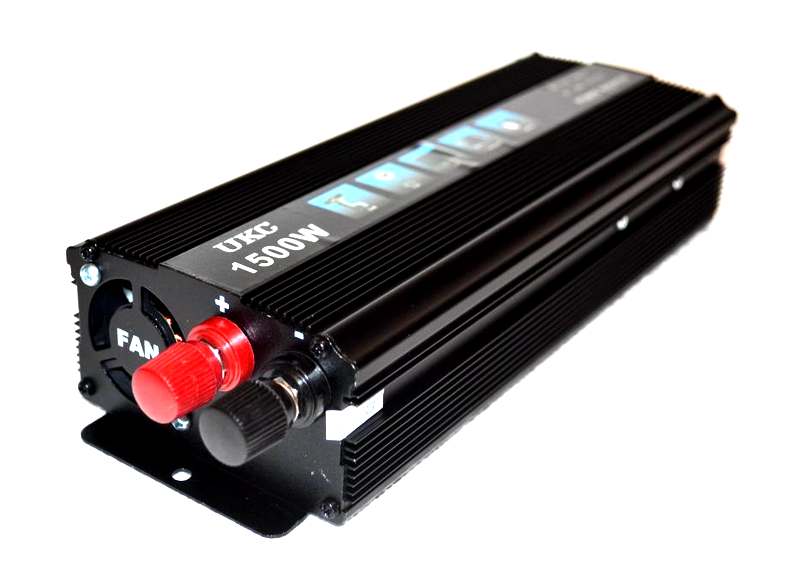 Перетворювач напруги інвертор UKC SSK 12/220V 1500W iC227, фото 1