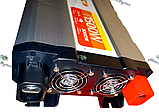 Інвертор Перетворювач напруги 24V 220V 1500W Мод. синусоїда, фото 3