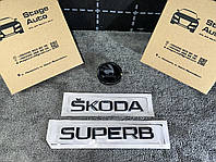 Шильдик на багажник, надпись на багажник Суперб, SUPERB, Skoda Superb, Шкода Суперб