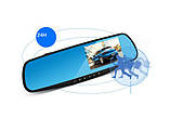 Відеореєстратор DVR MOD L-708 дзеркало з двома камерами ( 1388E ) iC227, фото 6