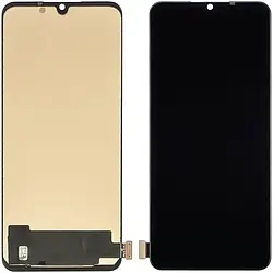 Дисплей Oppo A91/Reno 3 4G модуль у зборі (екран та сенсор) з рамкою, оригінал, чорний (OLED)