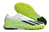 Бутси стоноги Adidas X Crazyfast.1 TF салатові, фото 5