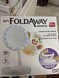 Косметичне дзеркало My Foldaway Mirror з підсвічуванням iC227, фото 3