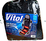 Накидка на сидіння Vitol з підігрівом, фото 2