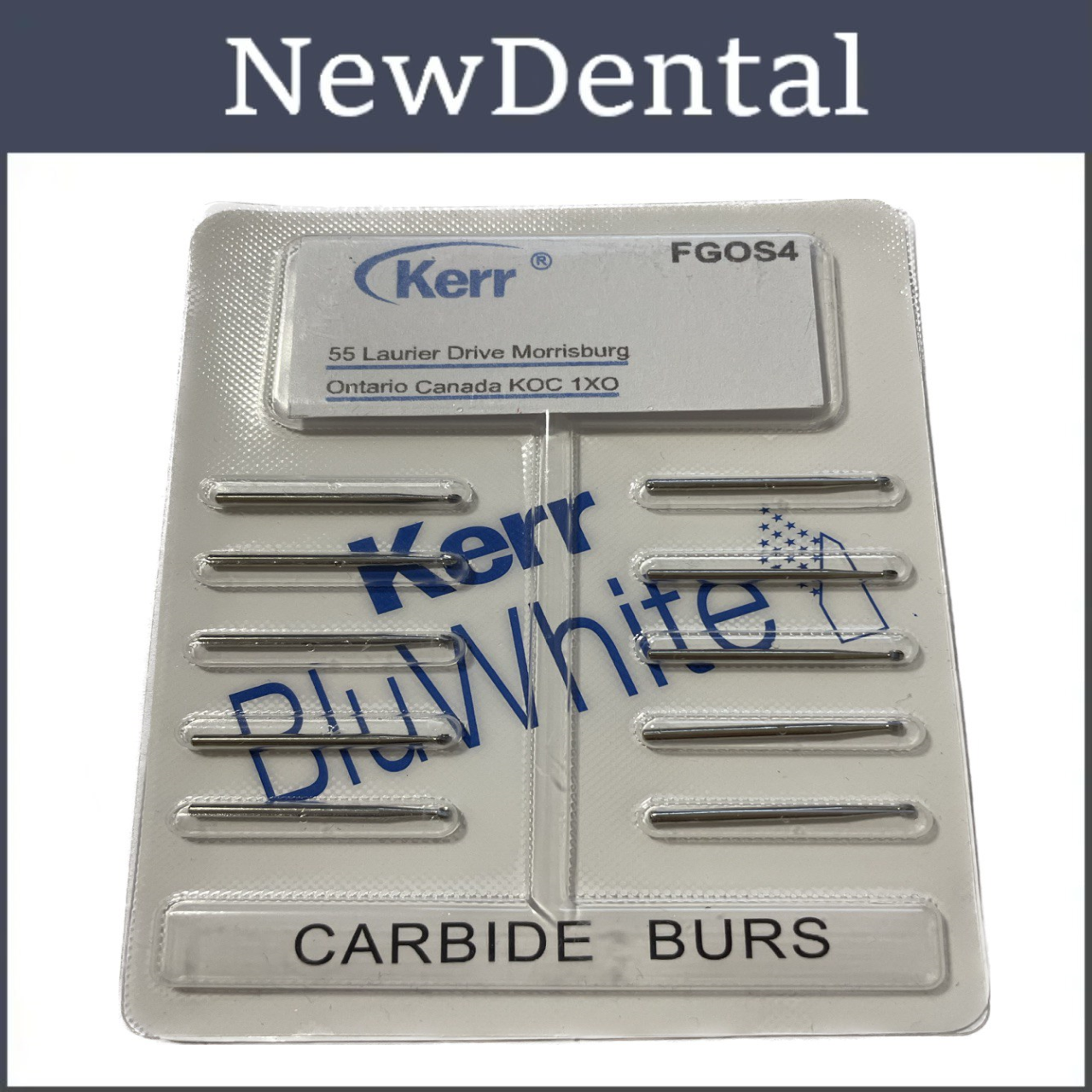 FGOS4 (014 мм) Бор твердосплавний, шаровидний 1шт Kerr, фото 1