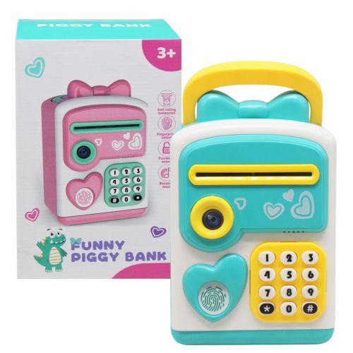 Сейф-копилка "Funny Piggy Bank" (бирюзовый) [tsi224420-TCI] - фото 1 - id-p2007622599