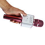 Караоке мікрофон Q9 в чохлі. Безпровідний, USB, MP3 iC227, фото 3