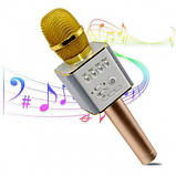 Караоке мікрофон Q9 в чохлі. Безпровідний, USB, MP3 iC227, фото 9