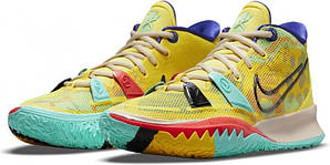 Підліткові баскетбольні кросівки Nike Kyrie 7 1 World 1 People Yellow