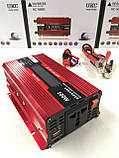 Інвертор перетворювач UKC KC-500D 12v-220v 500W з LCD дисплеєм iC227, фото 3