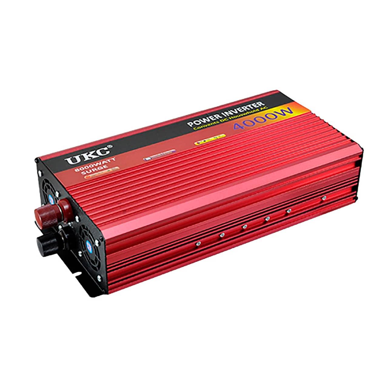 Перетворювач інвертор UKC KC-4000D 12v-220v 4000W iC227