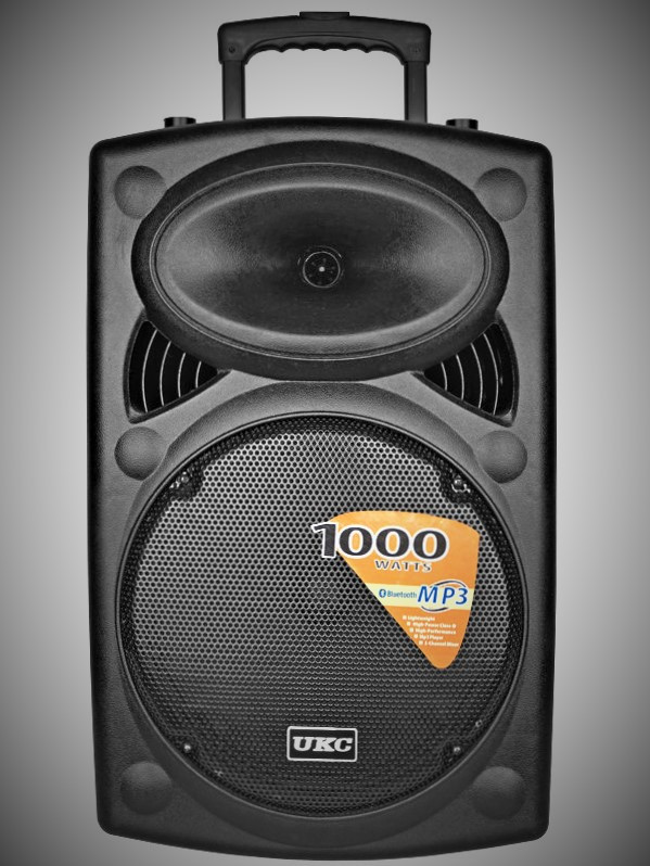Колонка акумуляторна UKC BT15A USB, Bluetooth, 2 мікрофона iC227