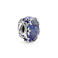 Шарм  Galaxy Blue & Star Murano Pandora