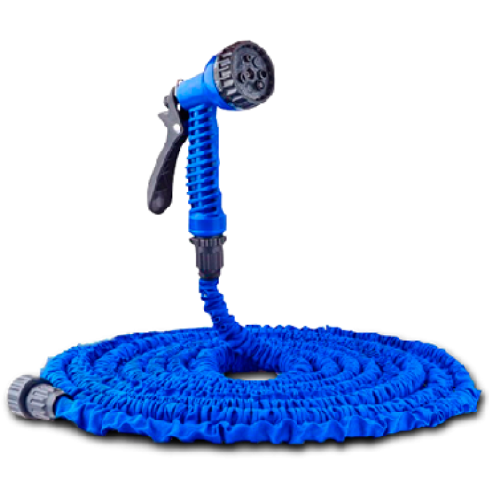 Шланг X-HOSE 45 метрів для поливу посилений з розпилювачем Magic Hose, синій iC227