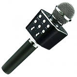 Безпровідний мікрофон караоке Wster WS-1688 Black iC227, фото 3