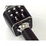 Безпровідний мікрофон караоке Wster WS-1688 Black iC227, фото 6