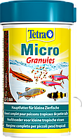 Корм Tetra Micro Granules для мелких аквариумных рыбок, 100 мл (гранулы) l