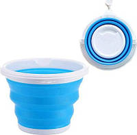 Ведро складное Collapsible Bucket, туристическое, 10 литров iC227