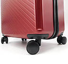 Валіза дорожня 3 в 1 трійка на колесах ABS пластик у різних кольорах Cans Чорна, фото 4