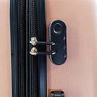 Валіза дорожня 3 в 1 трійка на колесах ABS пластик у різних кольорах Cans Чорна, фото 5