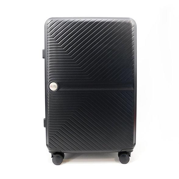 Валіза дорожня 3 в 1 трійка на колесах ABS пластик у різних кольорах Cans Чорна, фото 1