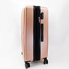 Валіза дорожня 3 в 1 трійка на колесах ABS пластик у різних кольорах Cans Червона, фото 3