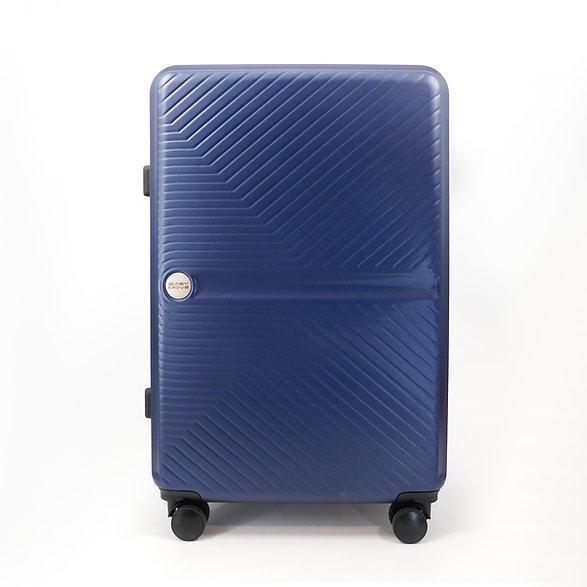 Валіза дорожня 3 в 1 трійка на колесах ABS пластик у різних кольорах Cans Синя, фото 1