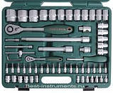 Універсальний набір торцевих головок 1/4"DR 4-14 мм і 1/2"DR 10-32 мм, 94 пр. S04H52494S (Jonnesway, Тайвань), фото 2