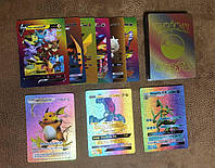 Покемон,Pokemon карточки разноцветные 55шт
