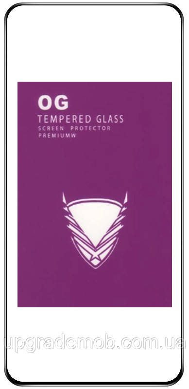 Захисне скло Samsung A546 Galaxy A54 /S711 з чорною рамкою 9H Golden Armor OG Full-Screen Full Glue без