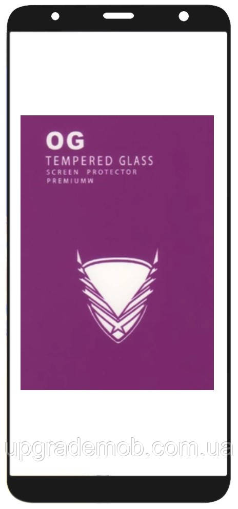 Захисне скло Samsung J415 Galaxy J4+/J610 з чорною рамкою 9H Golden Armor OG Full-Screen Full Glue без