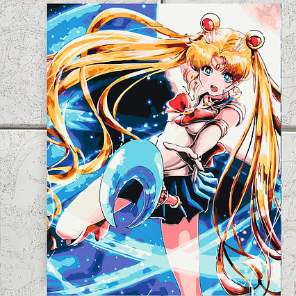 Картина за номерами "Красуня-воїн Сейлор Мун / Sailor Moon"