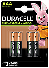 Акумулятор Duracell HR03 (AAA) 750mAh уп. 4 шт