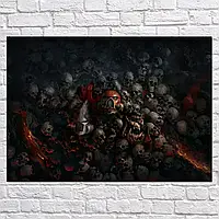 Плакат "Вархаммер 40000, Окончательное примирение, Warhammer 40000", 43×60см