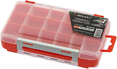 Коробка для принад Select Terminal Tackle Box SLHX-2001A двостороння 175x105x38 мм