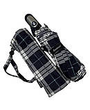 Парасолька автомат Lantana LAN952 на 9 спиць у клітку Темно-синій, фото 4