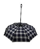 Парасолька автомат Lantana LAN952 на 9 спиць у клітку Темно-синій, фото 7