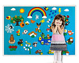 "Квіточки", іграшки з фетру на липучках для наборів Wonderwall®, 40 елементів, фото 8