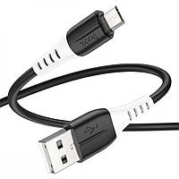 Кабель usb Hoco X82 silicone charging data cable Micro Black