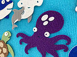 "Морські тварини", іграшки з фетру на липучках до набору Wonderwall® "Океан", 9 елементів, фото 8