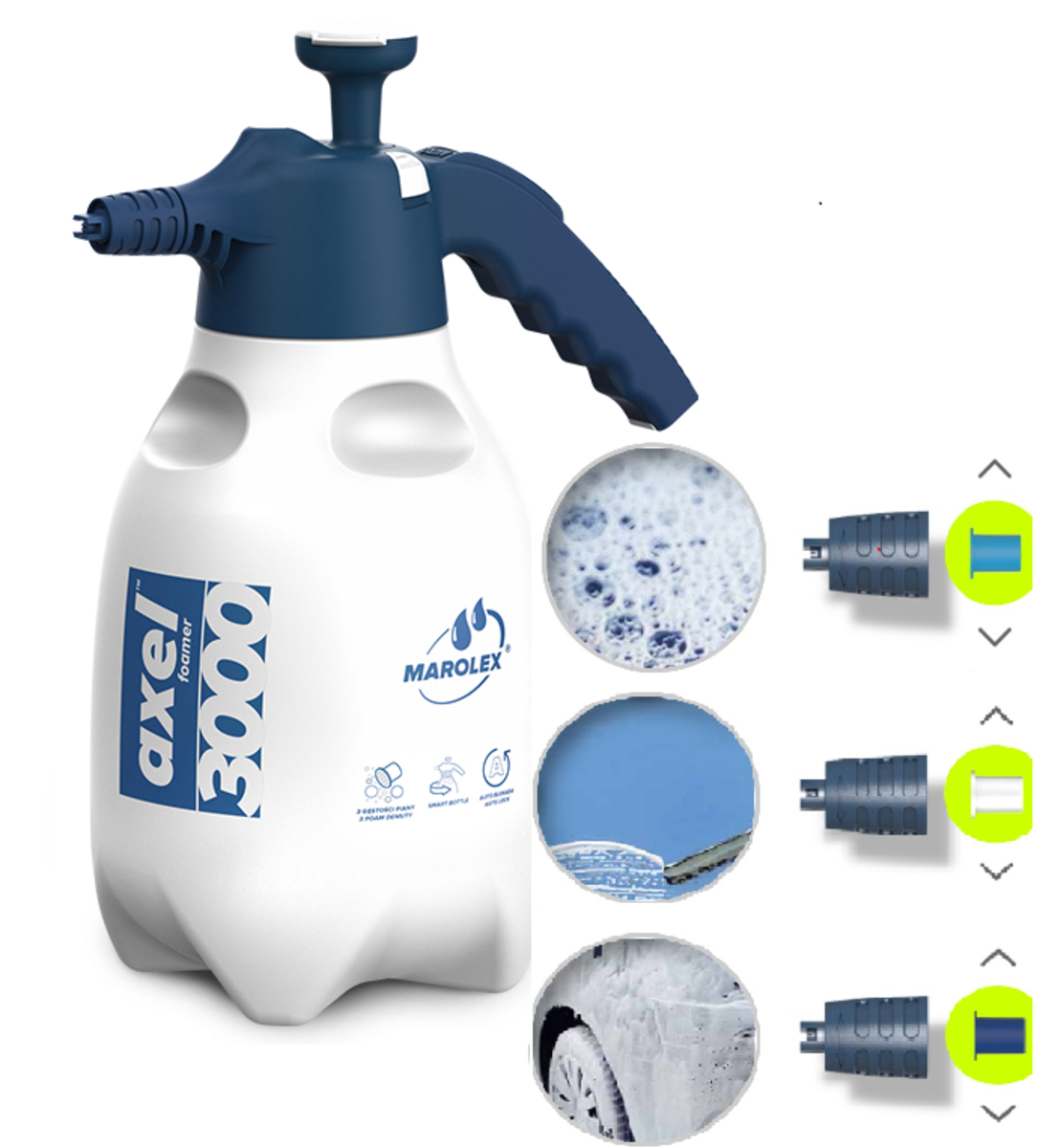 Піногенератор ручний MAROLEX Axel 3000 : 3 л, 0,4MPa, EPDM. 3 режими піни [4], фото 1