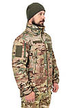 Демісезонна тактична куртка WinTac Soft Shell STALKER мультикам, фото 4