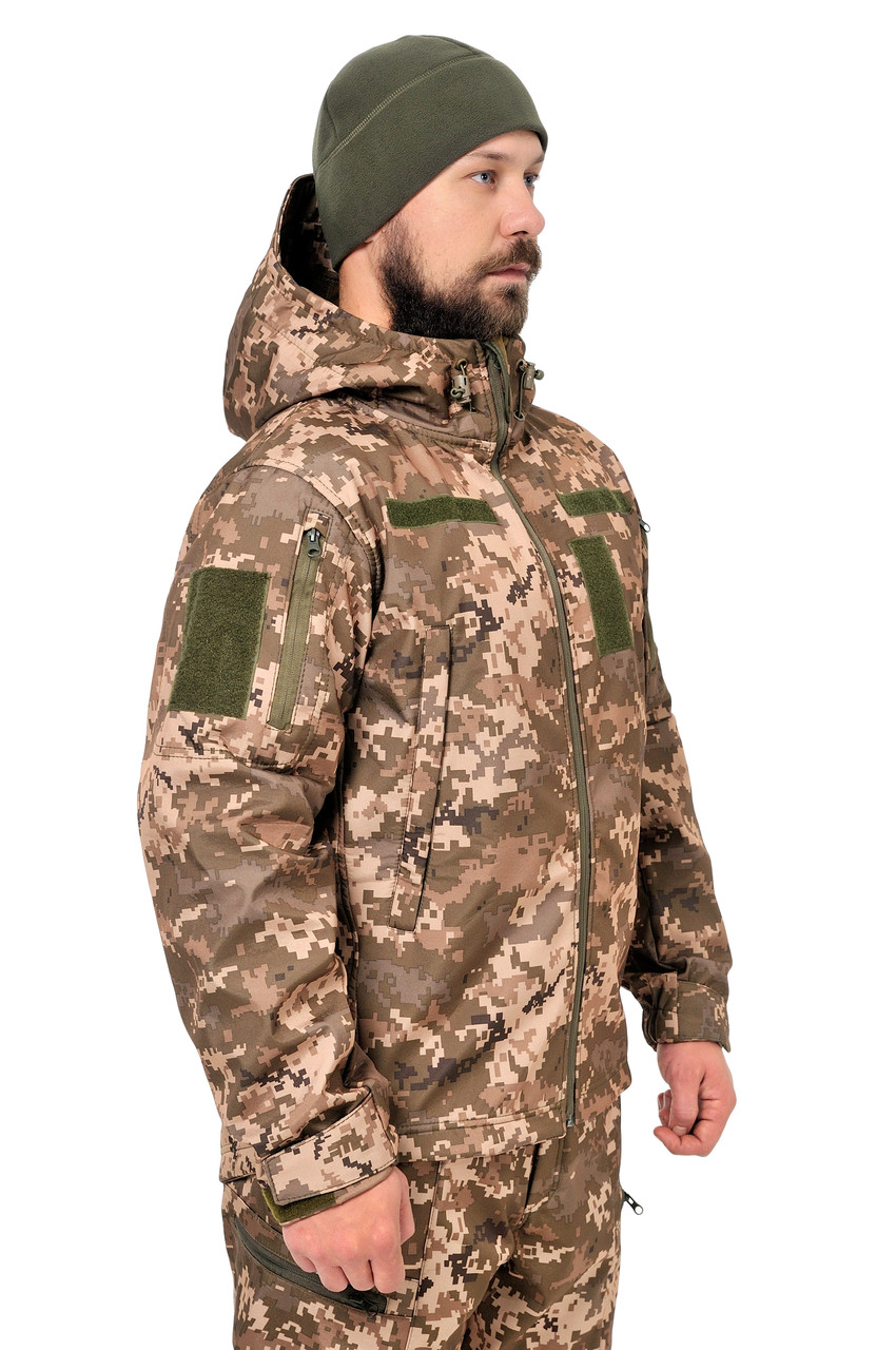 Тактична куртка Soft Shell VIKING MM14 піксель WinTac, фото 1