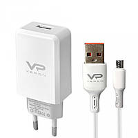 Сетевое зарядное устройство Veron VR-C13Q (Micro) 3.0A (18W) White