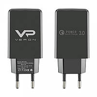 Сетевое зарядное устройство Veron VR-C13Q 3.0A (18W) Black