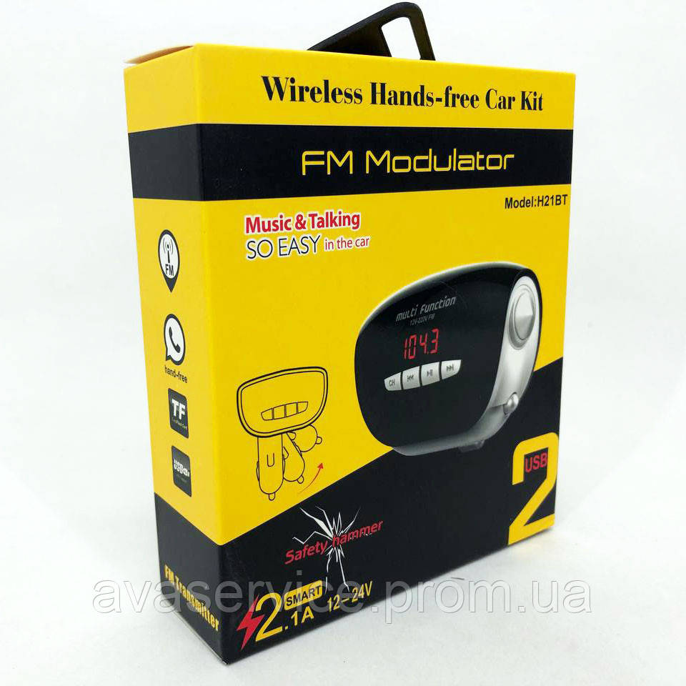 Автомобільний Трансмітер FM модулятор MOD. FM-851 H21 BT