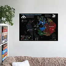 Плакат "Карта всесвіту гри Homeworld", 43×60см, фото 2