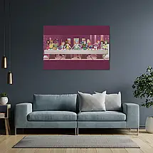 Плакат "Рік та Морті, Тайна вечеря, Rick and Morty, The Last Supper", 40×60см, фото 3