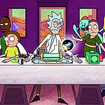 Плакат "Рік та Морті, Тайна вечеря, Rick and Morty, The Last Supper", 40×60см, фото 3