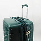 Валіза дорожня 3 в 1 трійка на колесах поліпропілен у різних кольорах Cans Персикова, фото 4